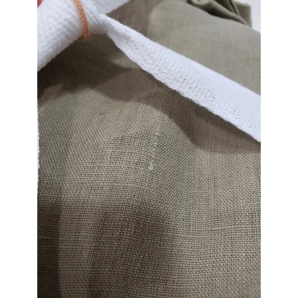 NEW SMALL FLAW Quince European Linen Napkins‎ Set 4 Pack Color is Aloe One Size